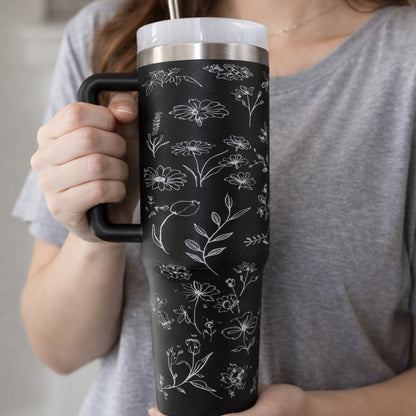 Copo Kepper 1200ml - Floral